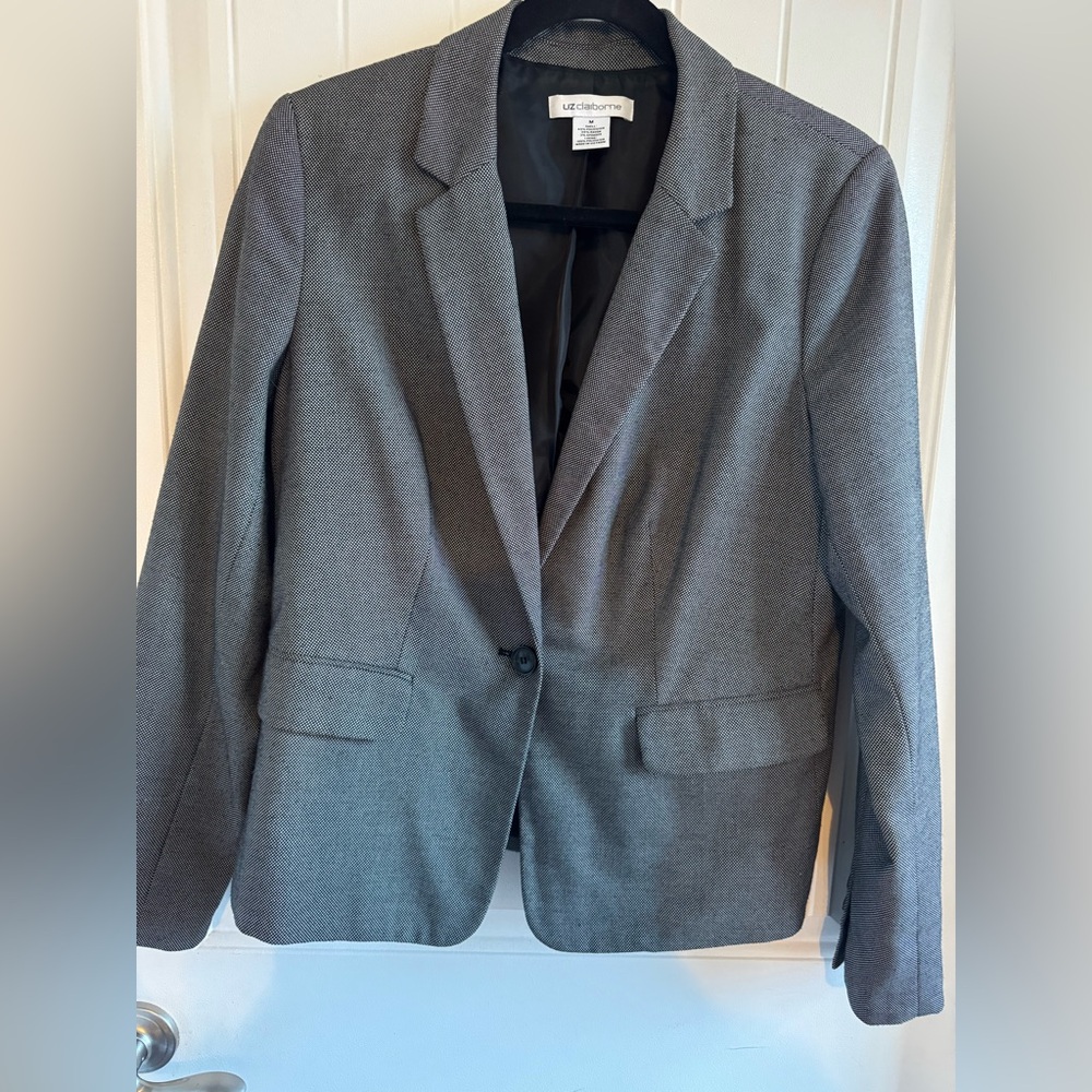 Liz Claiborne Woman Charcoal Blazer size M